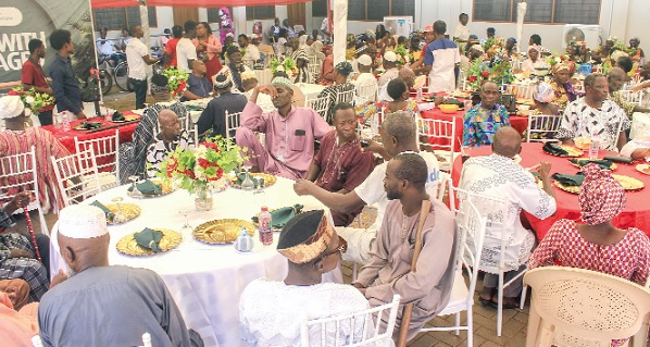 Foundation spends time with elderly in Adenta